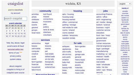 craigslist en wichita ks